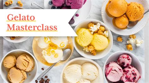 GELATO MASTERCLASS: Make the best Italian ice cream AT .